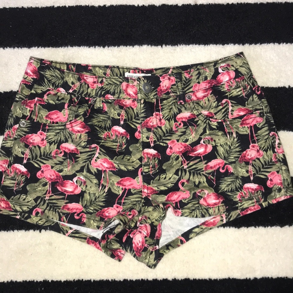 Flamingo🦩Jean Shorts